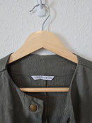 Linenfox Green Linen Jacket (S/M)