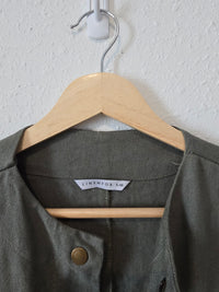 Linenfox Green Linen Jacket (S/M)