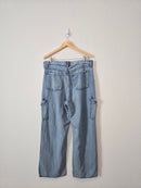 Wide Leg Cargo Jeans (16)