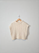 Zara Cable Knit Sweater Vest (L)