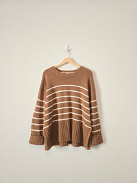 Gap Brown Striped Sweater (M)