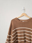 Gap Brown Striped Sweater (M)
