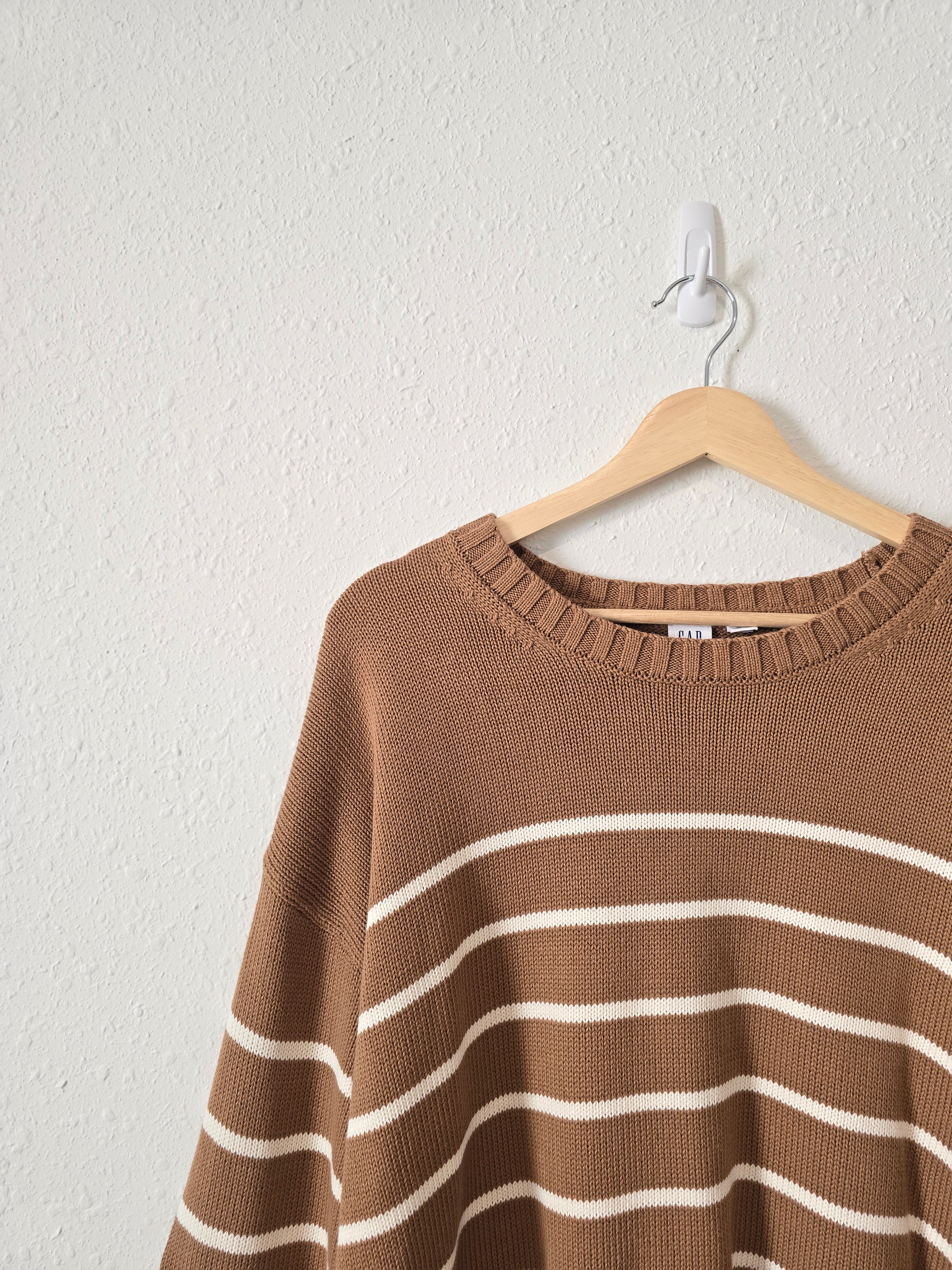 Gap Brown Striped Sweater (M)