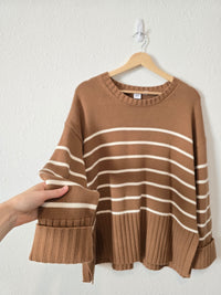 Gap Brown Striped Sweater (M)