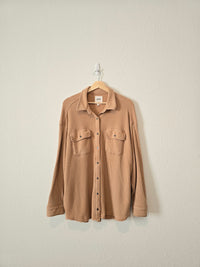 Aerie Waffle Button Up (L)