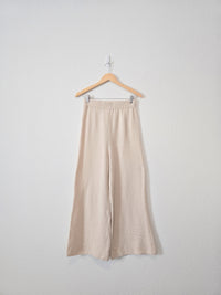 Wide Leg Knit Pants (M)