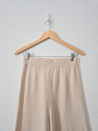 Wide Leg Knit Pants (M)