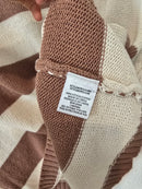 Z Supply Brown Striped Sweater (L)