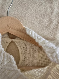 Sadie & Sage Textured Mock Sweater (M)