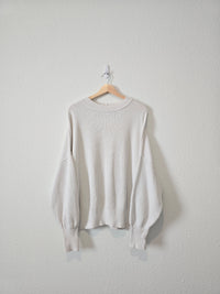 Aerie Oversized Ribbed Sweater (M)