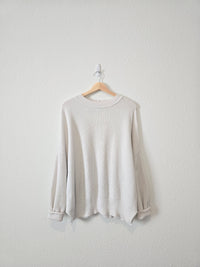 Aerie Oversized Ribbed Sweater (M)