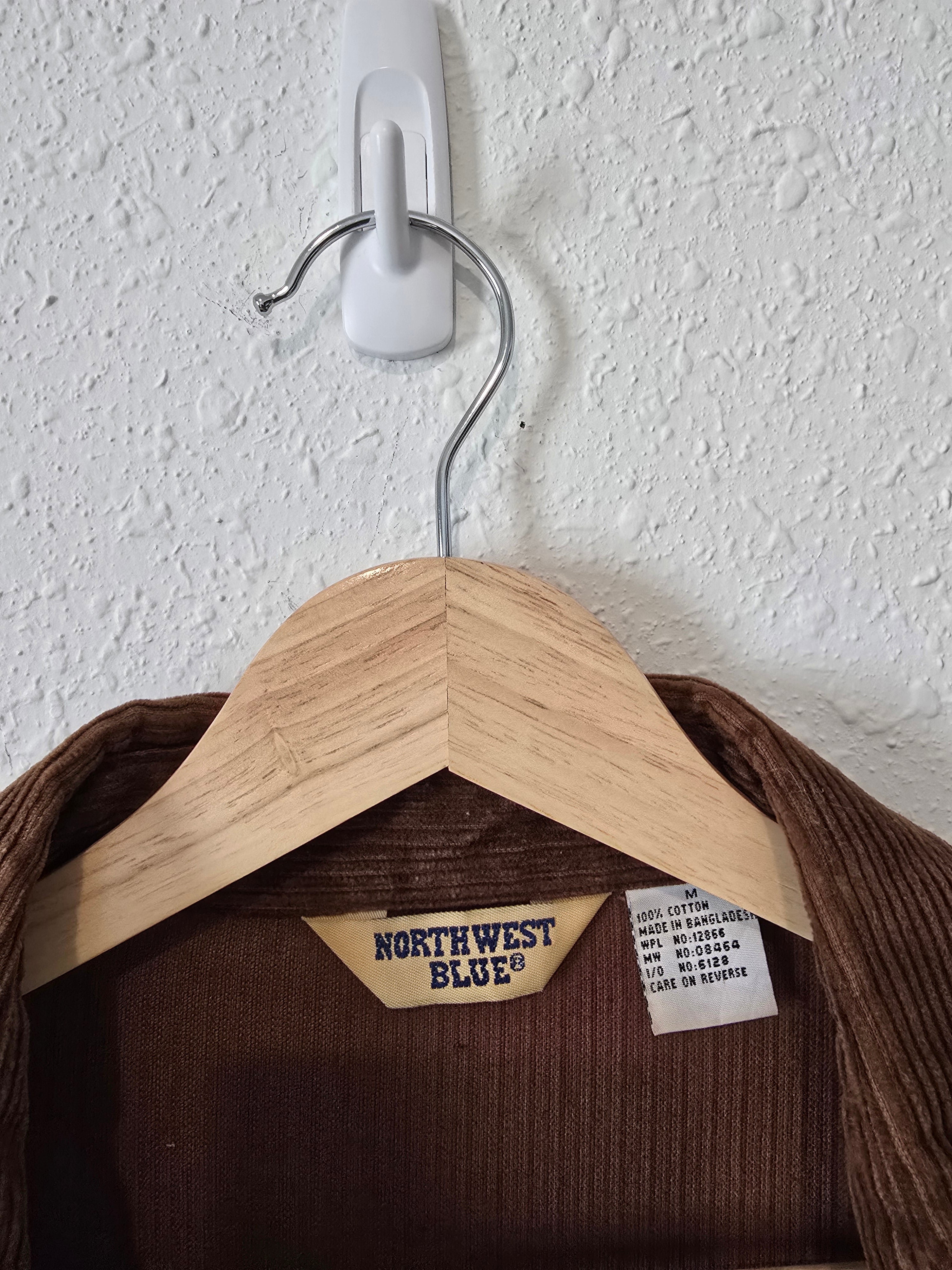 Vintage Brown Cord Button Up (M)