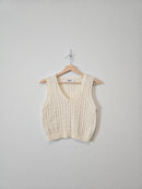 Cable Knit Sweater Vest (M)