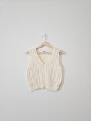 Cable Knit Sweater Vest (M)
