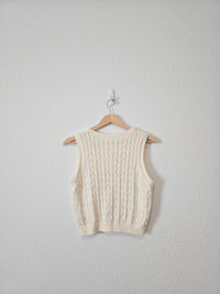 Cable Knit Sweater Vest (M)