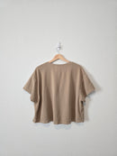 Cotton Crew Short Sleeve Tee (L)