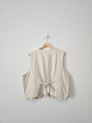 Vintage Floral Embroidered Vest (1X)