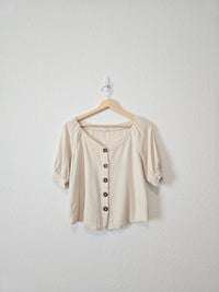 Roolee Cotton Linen Blend Top (S)