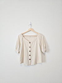 Roolee Cotton Linen Blend Top (S)