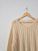 Heyson Textured Button Up Sweater (1X)