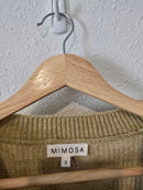 Mimosa Green Floral Sweater (S)