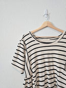 By Together Striped Ruffle Tee (S)