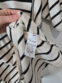 By Together Striped Ruffle Tee (S)