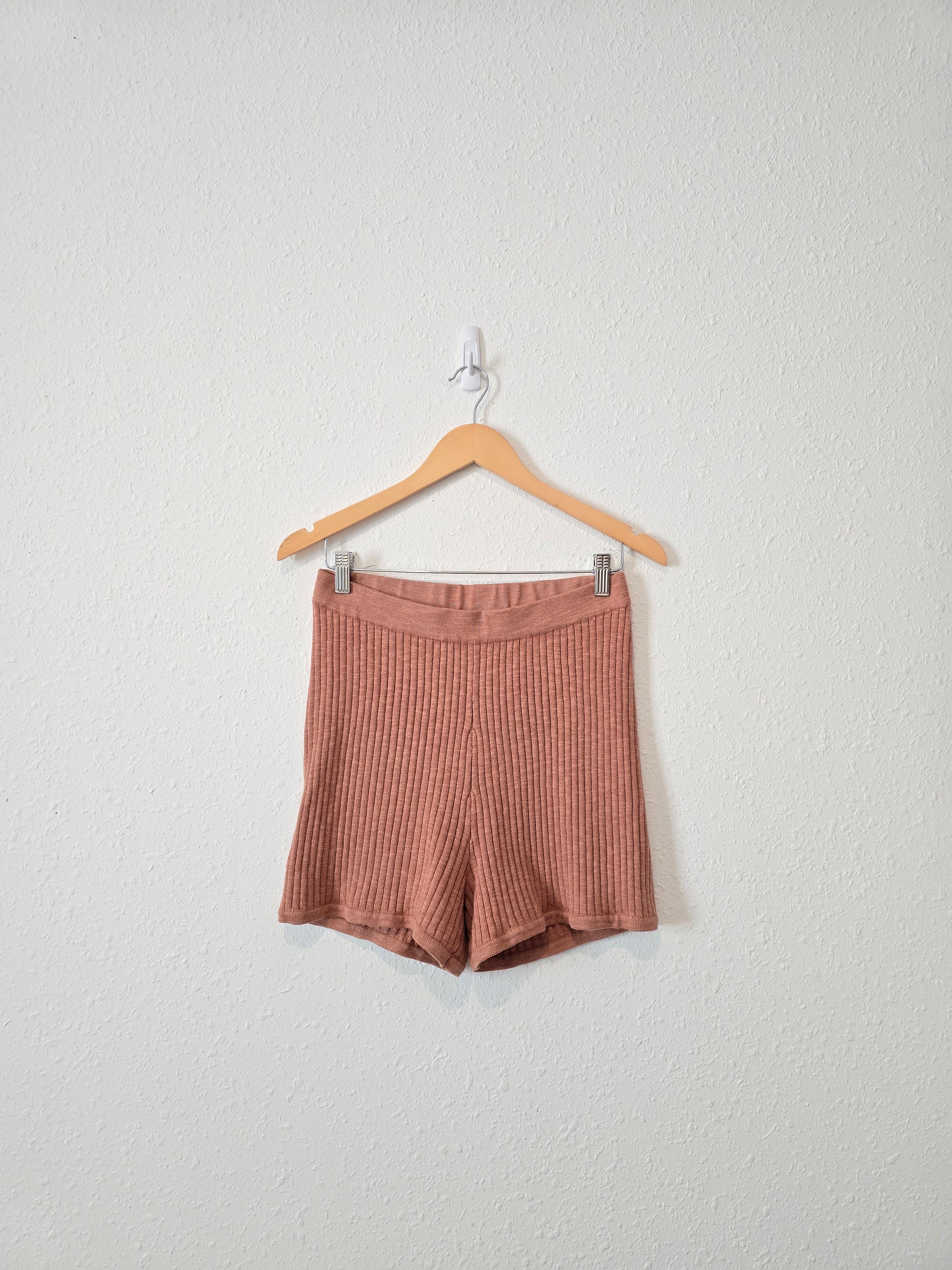 Free People Ribbed Shorts (M)