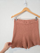 Free People Ribbed Shorts (M)