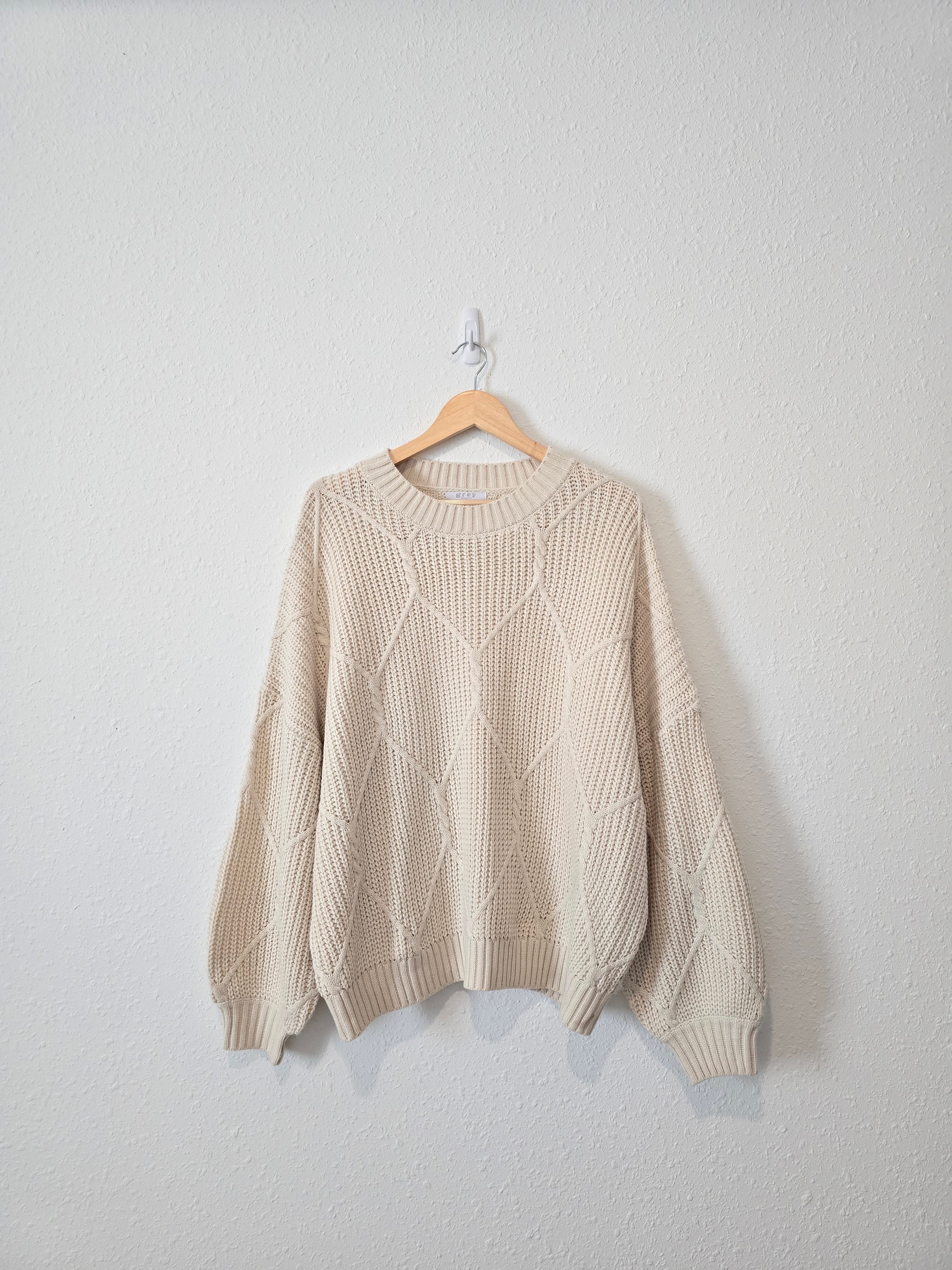 Grey Bandit Oversized Sweater (S)