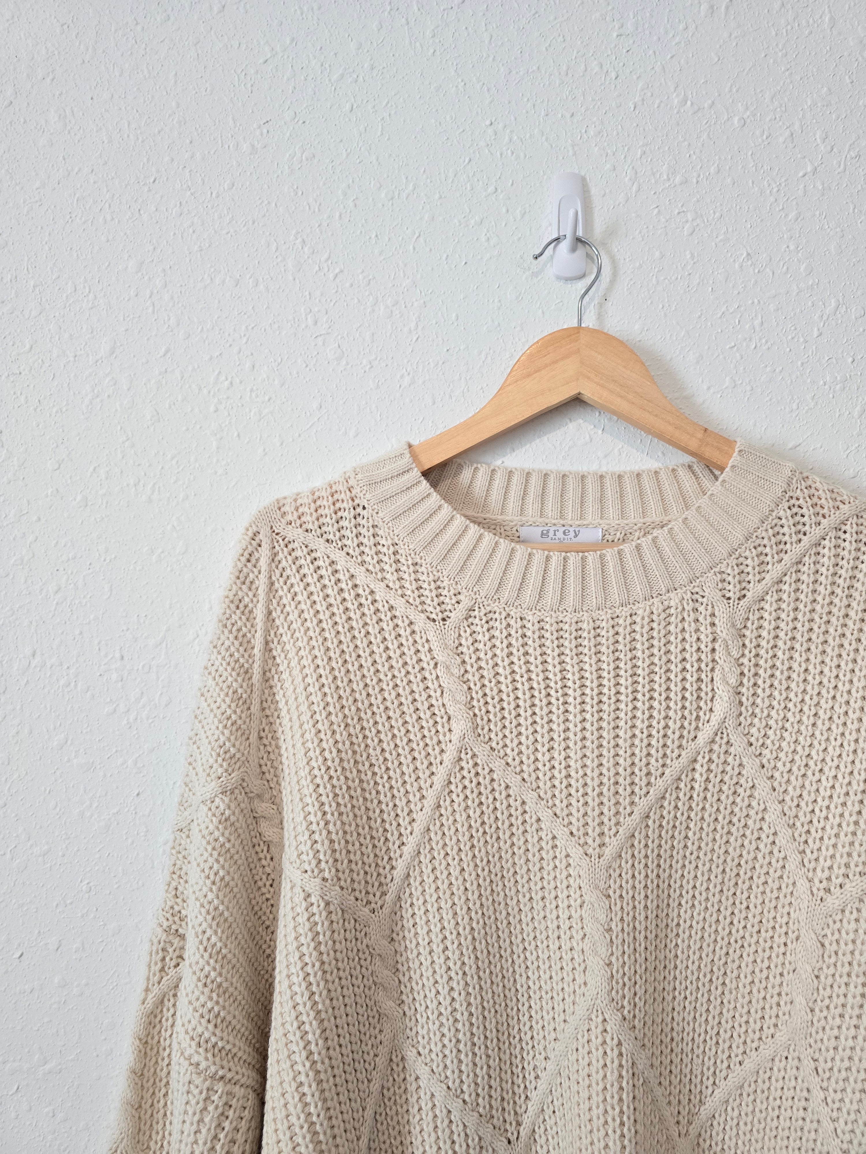 Grey Bandit Oversized Sweater (S)