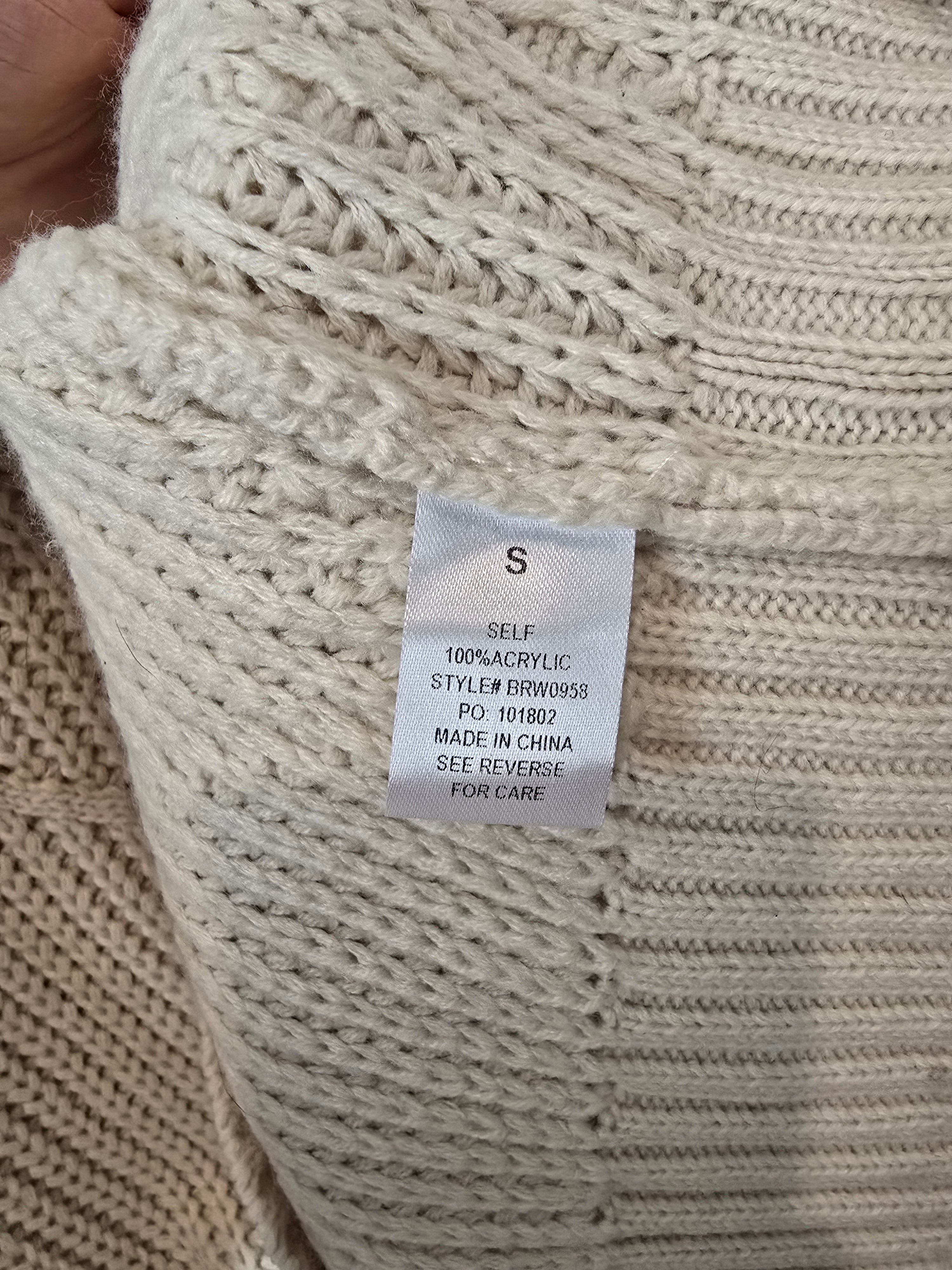 Grey Bandit Oversized Sweater (S)