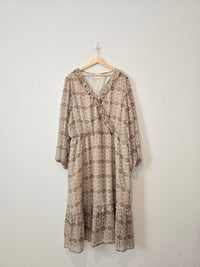 Hayden Patterned Midi Dress (3X)