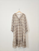 Hayden Patterned Midi Dress (3X)