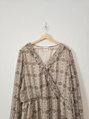 Hayden Patterned Midi Dress (3X)