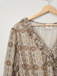 Hayden Patterned Midi Dress (3X)