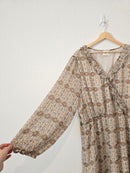 Hayden Patterned Midi Dress (3X)