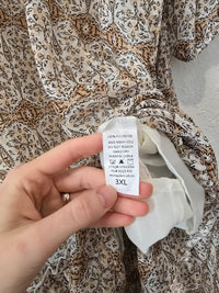 Hayden Patterned Midi Dress (3X)