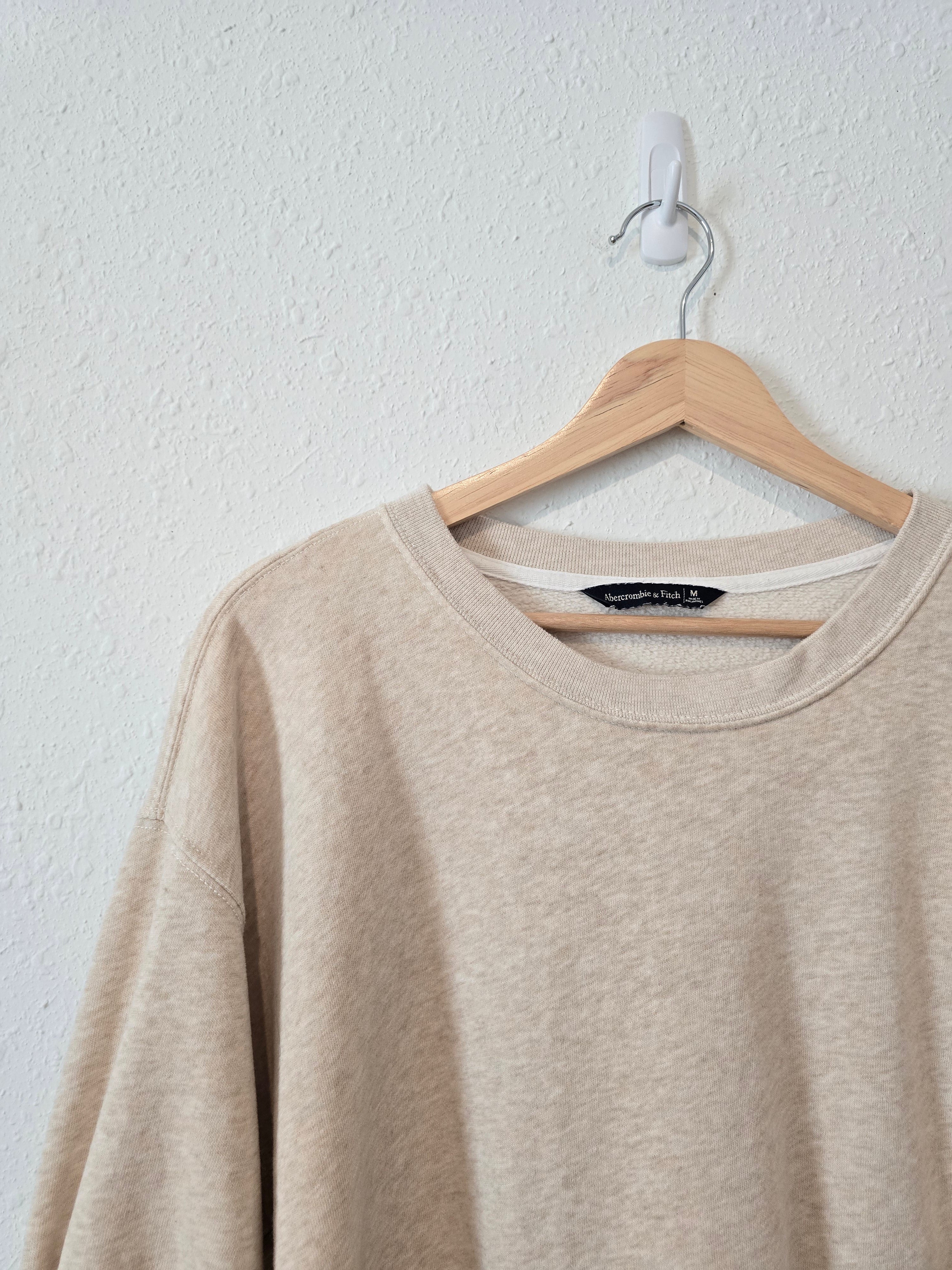Abercrombie Puff Sleeve Sweatshirt (M)