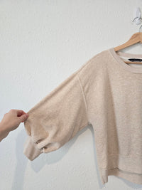 Abercrombie Puff Sleeve Sweatshirt (M)