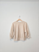 Abercrombie Puff Sleeve Sweatshirt (M)