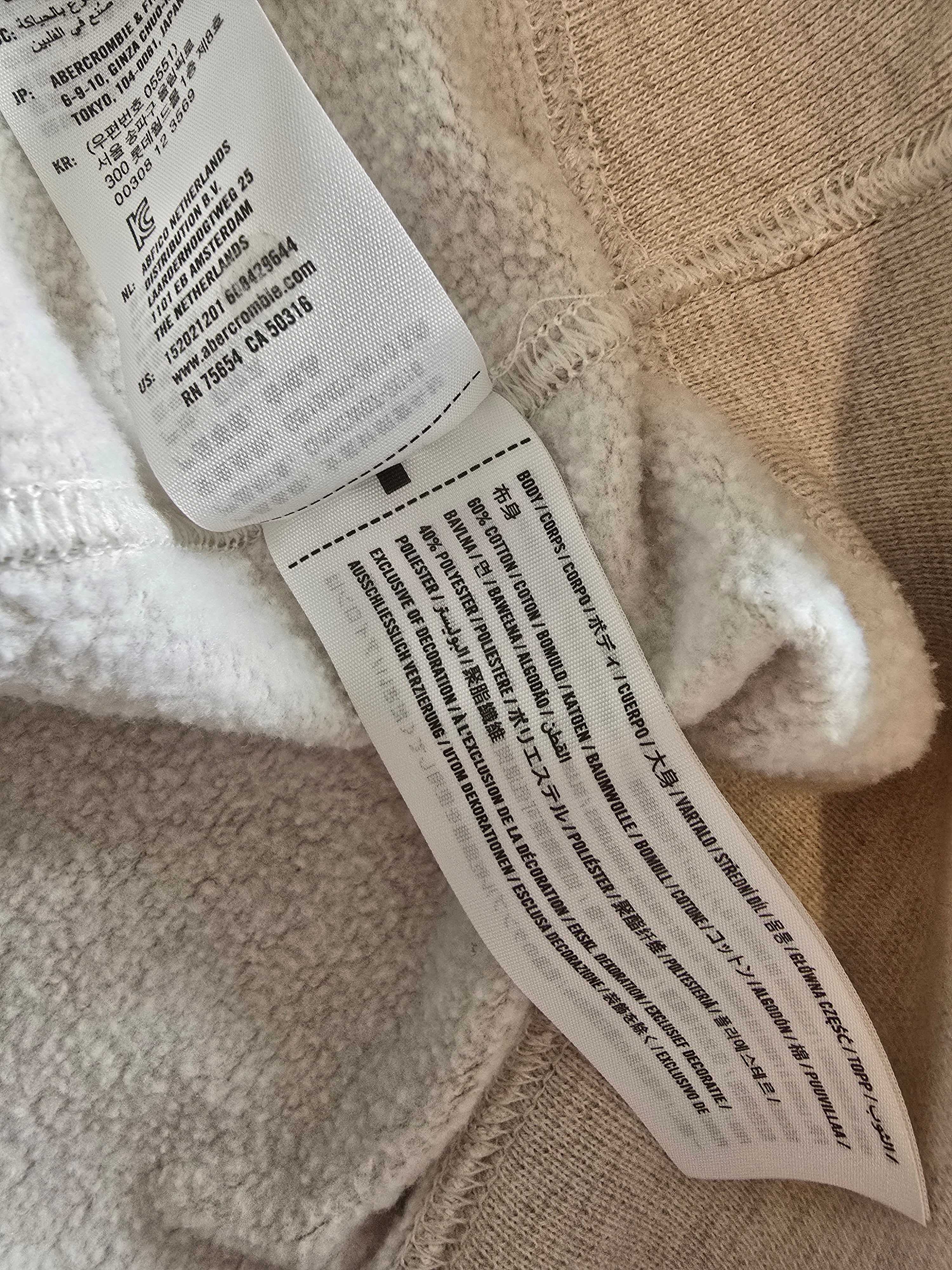 Abercrombie Puff Sleeve Sweatshirt (M)