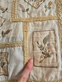 Vintage Floral Embroidered Vest (1X)