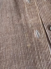 Vintage Brown Cord Button Up (M)