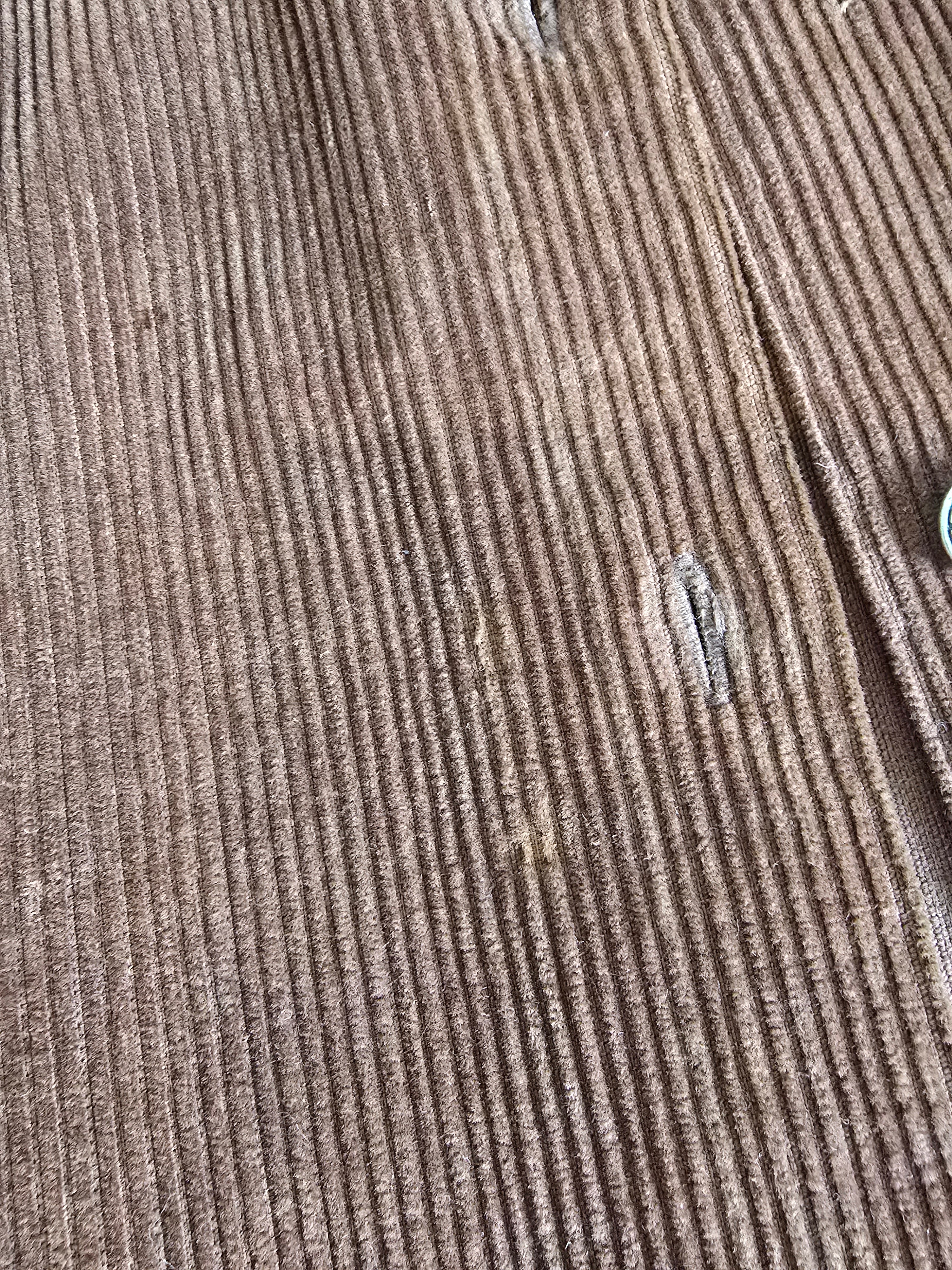 Vintage Brown Cord Button Up (M)