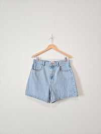 Zara Light Wash Denim Shorts (10)