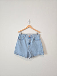 Zara Light Wash Denim Shorts (10)