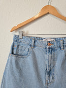 Zara Light Wash Denim Shorts (10)