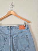 Zara Light Wash Denim Shorts (10)