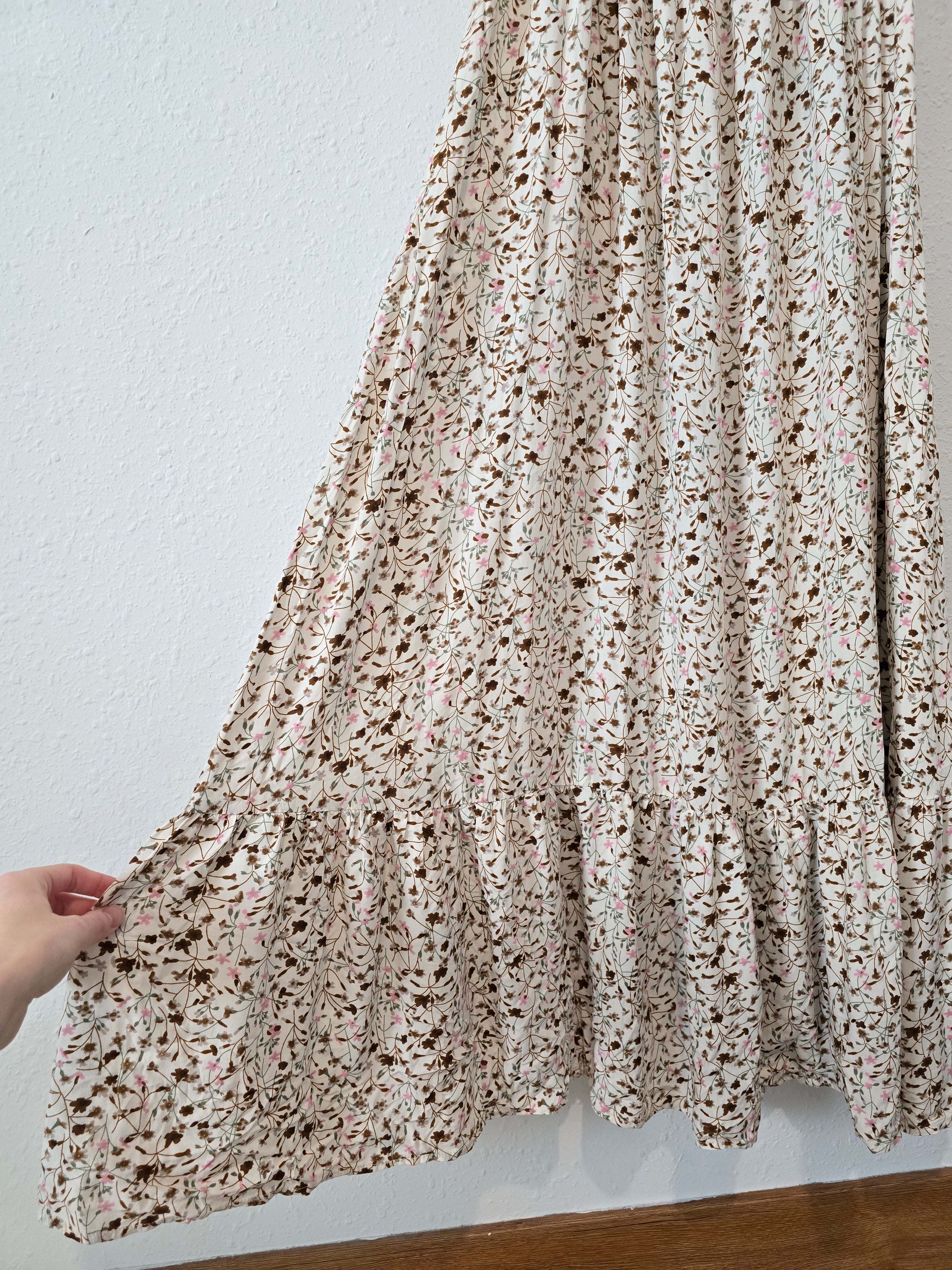 Easel Floral Maxi Dress (L)